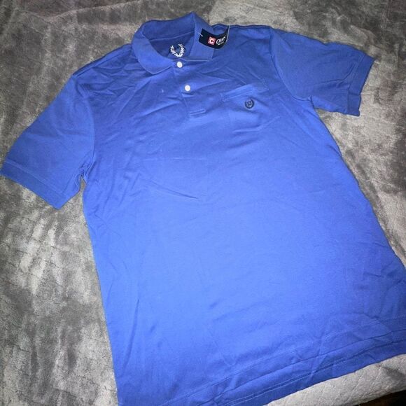 NWTs Chaps Royal Blue Polo Shirt Size Medium - Picture 3 of 5